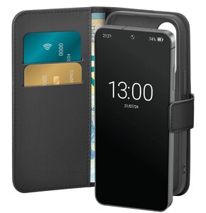 Etui PURO Wallet Stand do Samsung Galaxy S25+ Czarny