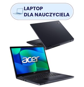Laptop ACER TravelMate P4 Spin 14 TMP414RN-54-TCO 14" IPS Ultra 5-125U 16GB RAM 512 GB SSD Windows 11 Professional, Funkcje AI