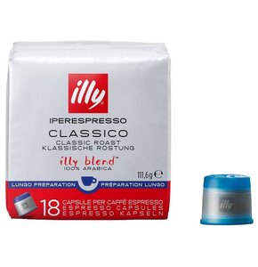 Kapsułki ILLY Iperespresso Lungo (18 szt.)