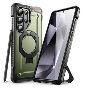 Etui SUPCASE UB Grip Mag Magsafe do Samsung Galaxy S25 Ultra Zielony