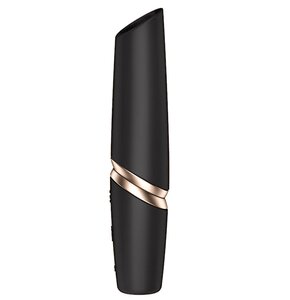 SATISFYER PERFECT KISS Masażer Łechtaczki Bezdotykowy Czarny