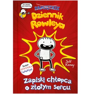 Książka Dziennik Rowleya Zapiski chłopca o złotym sercu Jeff Kinney (miękka okładka)