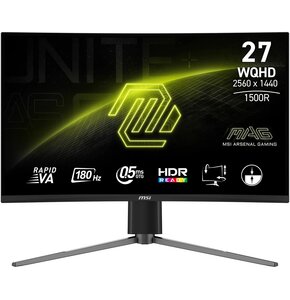 Monitor MSI MAG 27CQ6PF 27" 2560x1440px 180Hz 0.5 ms [GTG] Curved