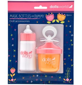 Zestaw do karmienia DOLLS WORLD Magiczne butelki 016-78604