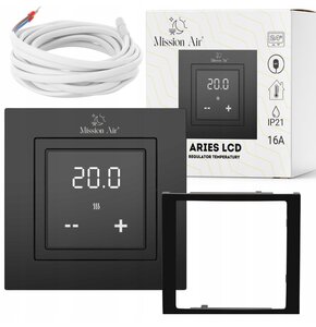 Regulator MISSION AIR Aries LCD Czarny