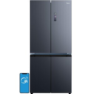 Lodówka MIDEA MDRM706BIE70 SLOT IN Side by Side 191cm No Frost Szara
