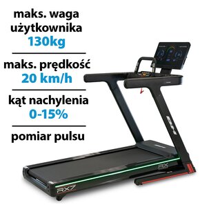 Bieżnia elektryczna BH FITNESS RX7 G6173 2574W 20km/h
