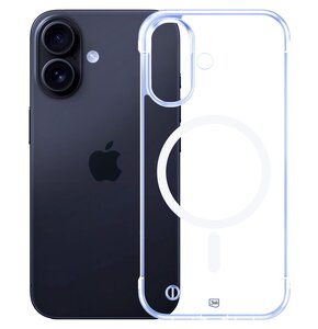 Etui 3MK Just20g MagCase do Apple iPhone 16 Transparentny