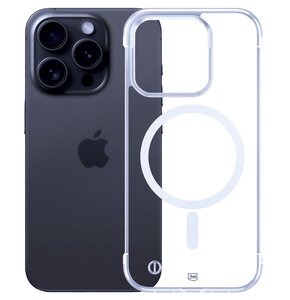 Etui 3MK Just20g MagCase do Apple iPhone 16 Pro Transparentny
