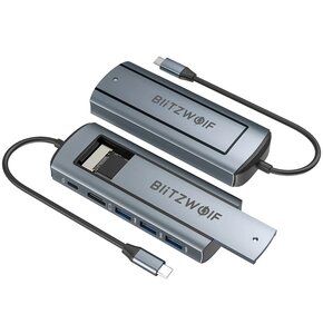 Hub BLITZWOLF BW-NEO TH13 USB Typu C, Aktywny