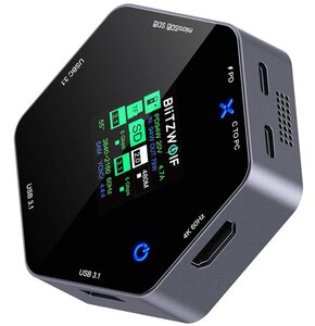 Hub BLITZWOLF BW-TH16 8w1 USB Typu C, Aktywny / Pasywny