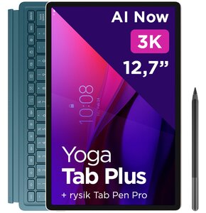 Tablet LENOVO Yoga Tab Plus TB520FU 12.7" 16/256 GB Wi-Fi Niebieski + Rysik + Klawiatura
