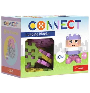 Klocki plastikowe TREFL Connect Pocket Girl Kim 62003