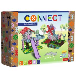 Klocki plastikowe TREFL Connect 2w1 Domek na drzewie / Wiatrak 61978