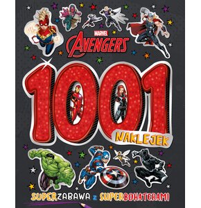 Książka z naklejkami Marvel Avengers 1001 naklejek (miękka okładka) (miękka okładka)