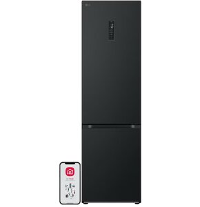 Lodówka LG GBV5250DEP No Frost 203cm Czarny mat LinearCooling DoorCooling+