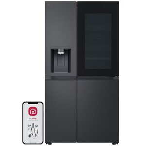 Lodówka LG GSXE90EVAD Side by Side 179cm Czarna NatureFresh