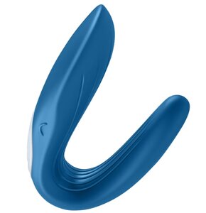 SATISFYER DOUBLE WHALE dla Par z Wibracją Niebieski