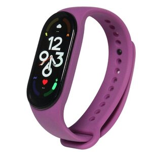 Pasek DEVIA Deluxe Sport do Xiaomi Mi Band 5/Mi Band 6/Mi Band 7 Fioletowy