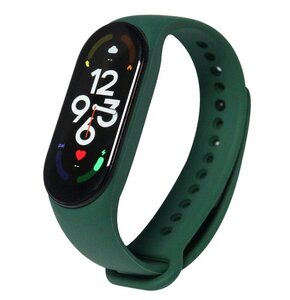 Pasek DEVIA Deluxe Sport do Xiaomi Mi Band 5/Mi Band 6/Mi Band 7 Zielony