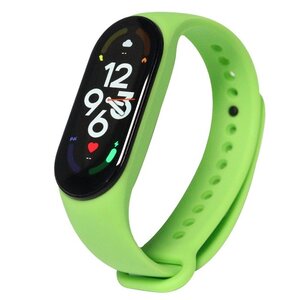 Pasek DEVIA Deluxe Sport do Xiaomi Mi Band 5/Mi Band 6/Mi Band 7 Zielony