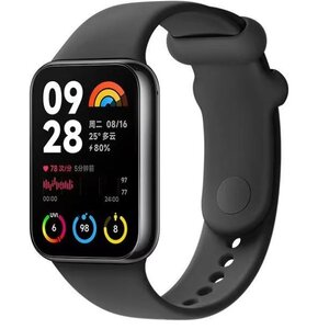 Pasek DEVIA Deluxe Sport do Xiaomi Mi Band 8 Pro/Redmi Watch 4 Czarny