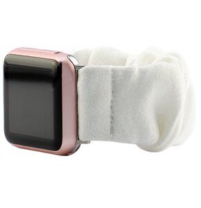 Pasek LUNA do Apple Watch 3/4/5/6/7/8/9/SE (38/40/41mm) A00313 Biały