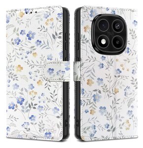Etui TECH-PROTECT Wallet Xiaomi Redmi Note 14 Pro 5G/Pro+ Plus 5G/Poco X7 5G Kwiaty
