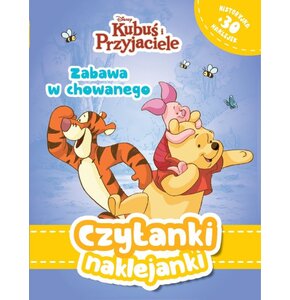 Książka z naklejkami Disney Kubuś i Przyjaciele Czytanki naklejanki. Zabawa w chowanego (miękka okładka)