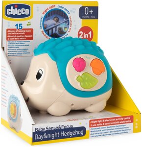 Zabawka interaktywna CHICCO Baby Sense & Focus Jeżyk 2w1 Dzień i Noc 00011592000000