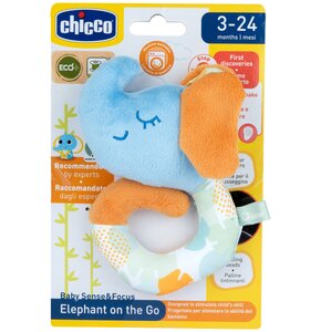 Grzechotka CHICCO Sense & Focus Słonik 00012206000000