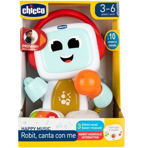 Zabawka edukacyjna CHICCO Happy Music Śpiewający robot Robit 00011853000000