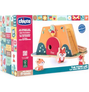 Zabawka CHICCO My Wood Friends Drewniana kryjówka lisów 00012194000000