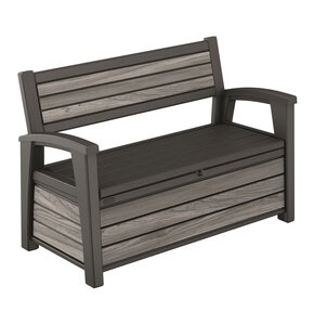 Ławka ogrodowa KETER Deco Garden Bench Szary