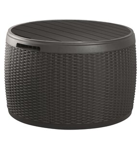 Skrzynia ogrodowa KETER Circa Rattan 140 L Brązowy