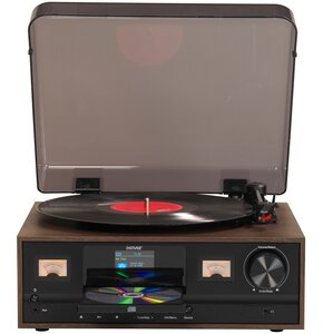 Gramofon DENVER MRD-52 Ciemnobrązowy