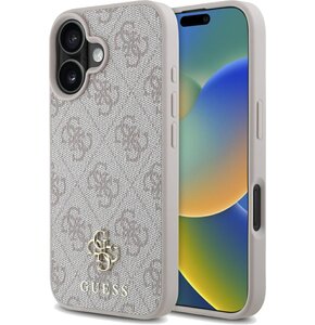 Etui GUESS 4G Small Classic MagSafe do Apple iPhone 16 Różowy