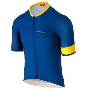 Koszulka rowerowa KROSS Gravel Vojago JRS (rozmiar XL) Niebieski