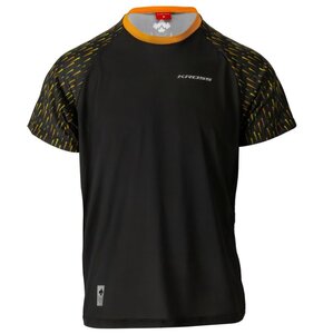 Koszulka rowerowa KROSS MTB Grundo (rozmiar L) Czarny