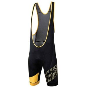 Spodenki rowerowe KROSS Rubble Bib Sho (rozmiar XXL) Czarno-żółty