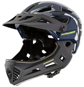 Kask rowerowy KROSS Salti FF Czarny dla Dzieci (rozmiar S)