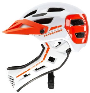Kask rowerowy KROSS Salti FF Szary dla Dzieci (rozmiar S)
