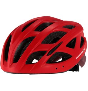 Kask rowerowy KROSS Vincitore Czerwony MTB (rozmiar M)