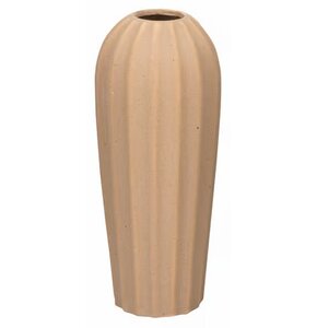 Wazon MY HOME Wave 10 x 10 x 25 cm Beżowy