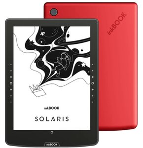 Czytnik e-booków INKBOOK Solaris 6", Podświetlany ekran, Wi-Fi, Czerwony