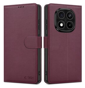 Etui TECH-PROTECT Wallet do Xiaomi Redmi Note 14 Pro 5G/Pro+ 5G/Poco X7 5G Bordowy