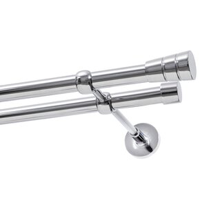 Karnisz DECASTYL Stożek podwójny 480 cm Chrom