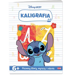 Książka z zadaniami Disney uczy Stich Kaligrafia (miękka okładka)