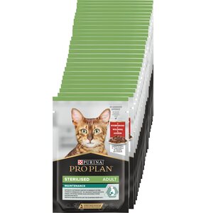 Karma dla kota PURINA Pro Plan Sterilised Wołowina Box (26 x 85 g)