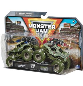 Zestaw pojazdów SPIN MASTER Monster Jam Shaker vs Soldier Fortune 6064128, 20148543